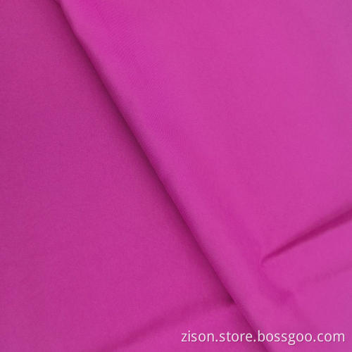 New Rose Red 100% Polyester Pongee Women Fabrics